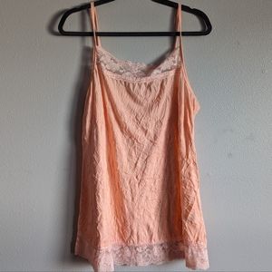 Peach Maurices Crinkle Cami
